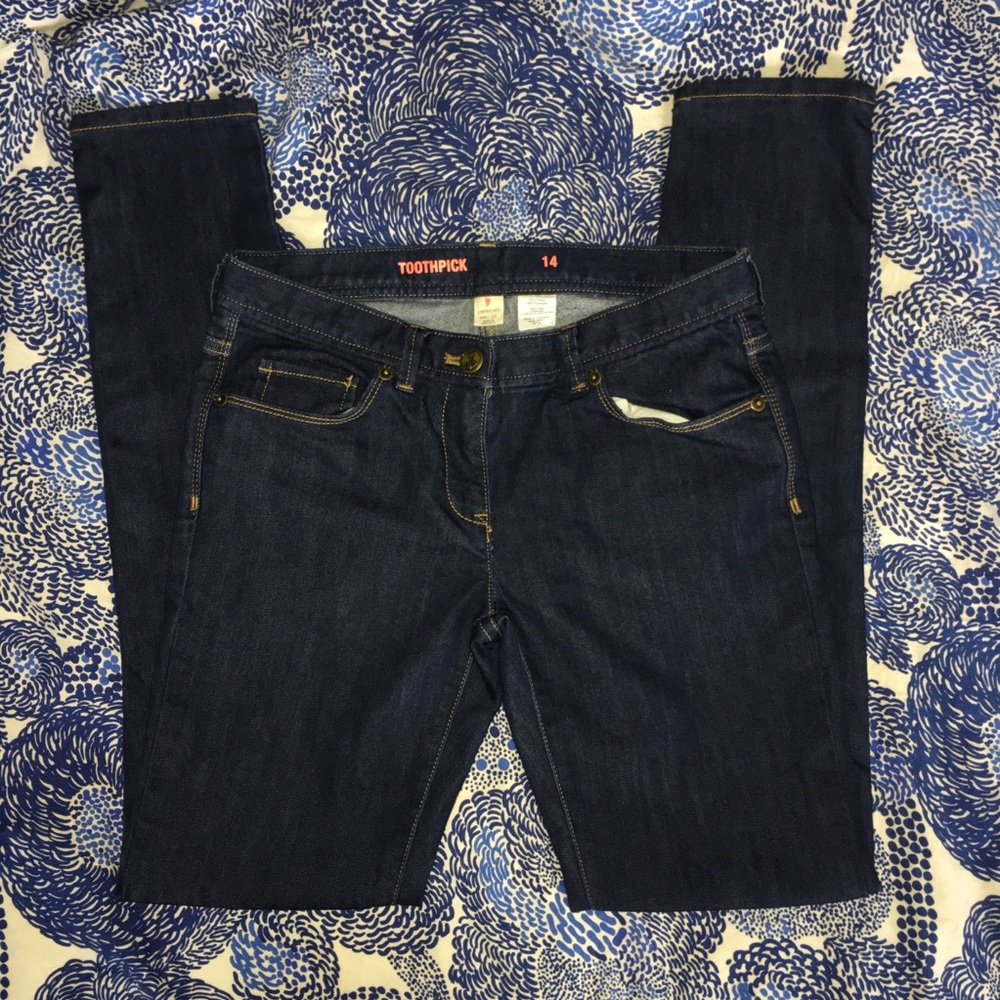 Crew cuts girls skinny jeans size 14